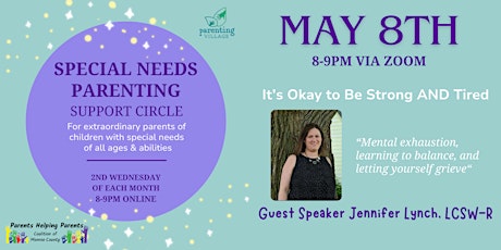 Special Needs Parenting Support Circle with Jennifer Lynch, LCSW-R