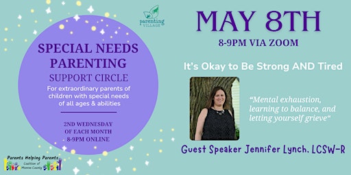 Primaire afbeelding van Special Needs Parenting Support Circle with Jennifer Lynch, LCSW-R