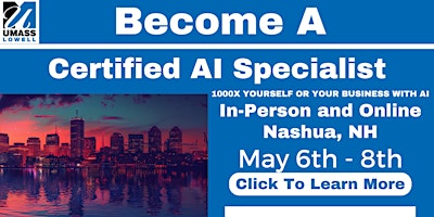 Primaire afbeelding van Become A Certified AI Specialist!