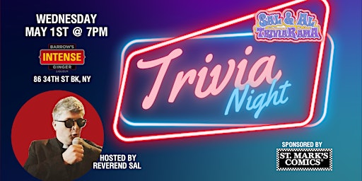 Primaire afbeelding van Trivia Night with Reverend Sal