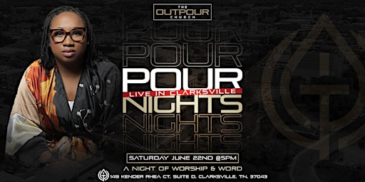 Immagine principale di The Outpour Church presents Pour Nights - Live in Clarksville 