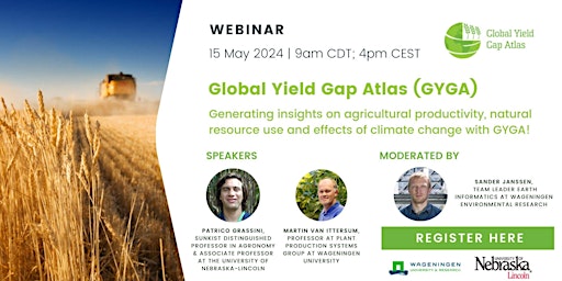 Primaire afbeelding van Global Yield Gap Atlas - Generating insights with robust agronomic data!