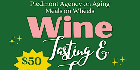 Wine Tasting & Tapas Fundraiser for Meals on Wheels