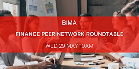 Imagem principal do evento BIMA  Finance Peer Network Roundtable | Procurement Insights and Trends