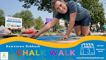 Hauptbild für 2024 Downtown Oshkosh Chalk Walk Artist Registration