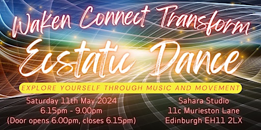 Primaire afbeelding van Ecstatic Dance @ Sahara Studio, Saturday 11th May 2024