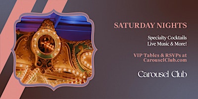 Hauptbild für Saturday Nights at Carousel Club