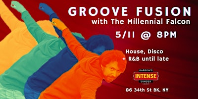 Imagem principal do evento Groove Fusion: The Millennial Falcon Takes Flight with House, Disco, & R&B