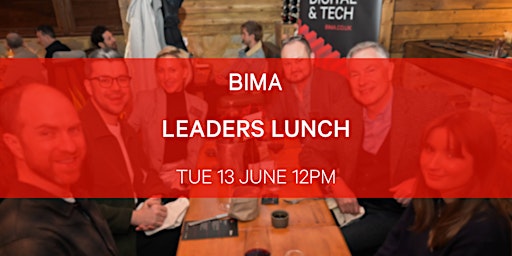 Imagem principal do evento BIMA North | Leaders Lunch