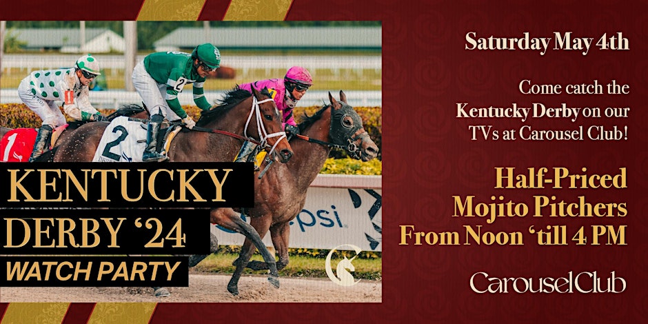 Kentucky Derby Watch Party 2024 - Half Priced Mojito Pitchers