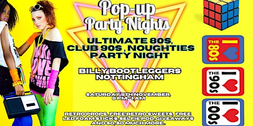 Popup Party Club Night 80s , 90s and 00s primary image