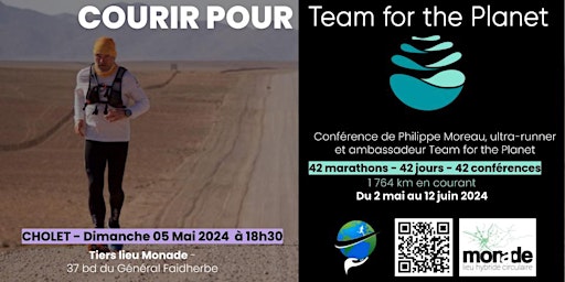 Imagem principal do evento Courir pour Team For The Planet - Cholet