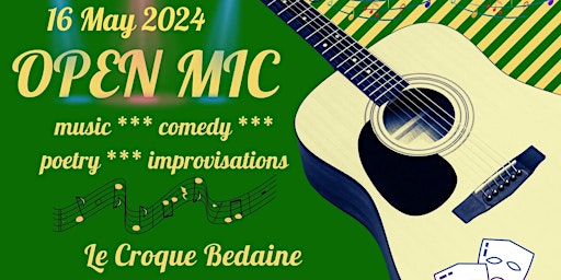 Imagem principal do evento Open mic by Concert Events Luxembourg asbl