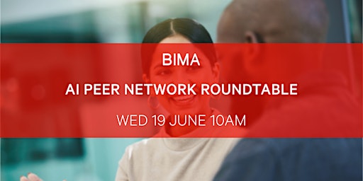 Imagen principal de BIMA AI Peer Network Roundtable