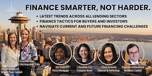 Imagem principal do evento FINANCE SMARTER; NOT HARDER: Insights from Top Lenders