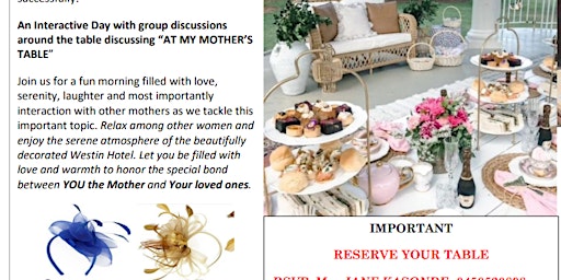 Mother's Day High Tea primary image