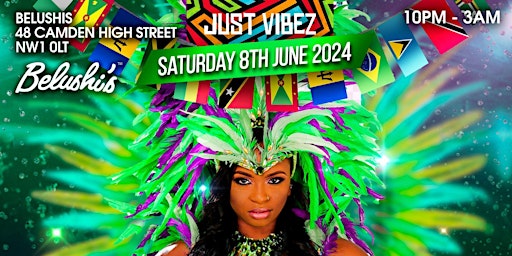 Primaire afbeelding van CARNIVAL IN CAMDEN TOWN w JUST VIBEZ