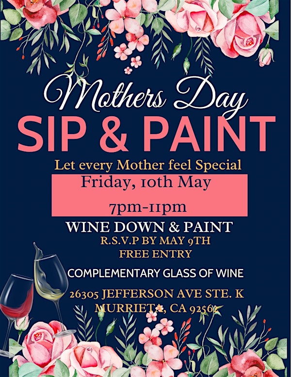 Mother’s Day “Sip & Paint”