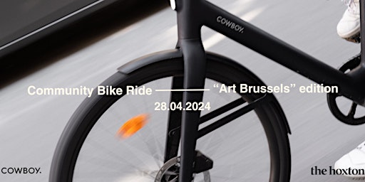 Hauptbild für Cowboy Community Bike Ride: Art Brussels Edition