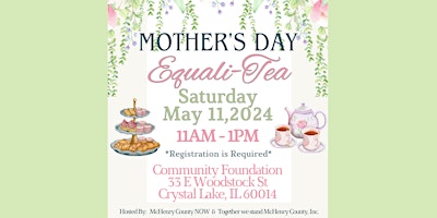 Imagen principal de Mother's Day Equali-Tea Party