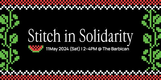Imagem principal do evento Stitch in solidarity Meet up