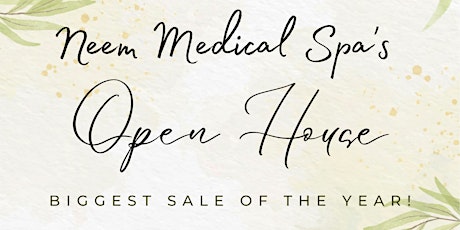 Neem Lynnfield Open House - Only Once A Year!