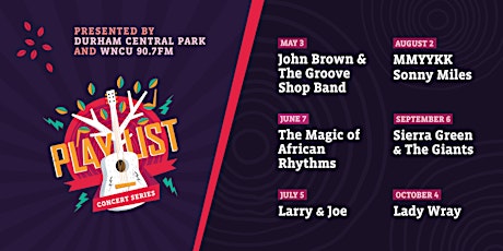 PLAYlist Concert Series:  John Brown and the Groove Shop Band