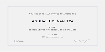 Annual Colman Tea primary image