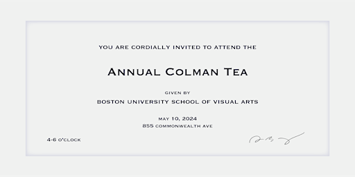 Imagem principal do evento Annual Colman Tea