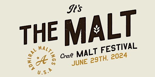 Imagem principal do evento It's The Malt! - Craft Malt Festival