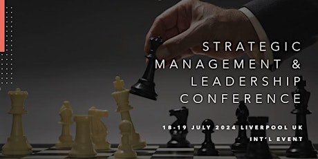 Image principale de International Business Conference on Strategic Management & Leadership