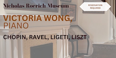 Victoria Wong, piano at Nicholas Roerich Museum. primary image