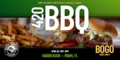 Imagem principal do evento Green Essence 420 BBQ at Habibi Kush