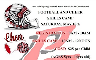 2024 FOOTBALL AND CHEER SKILLS CAMP primary image