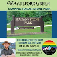 Sat.10/26 2 pm to Sun. 10/27 12 pm Overnight CampOUT: Hagan-Stone Park primary image