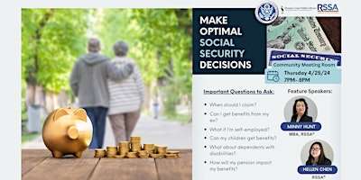 Imagen principal de Retirement Planning & Understanding Social Security