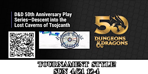 D&D 50th Anniversary —Descent into the Lost Caverns of Tsojcanth at RTG primary image