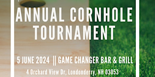 Image principale de Kids Chance of New Hampshire Cornhole Tournament