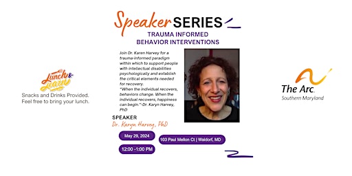 Trauma Informed Behavior Interventions | A Speaker Series  primärbild
