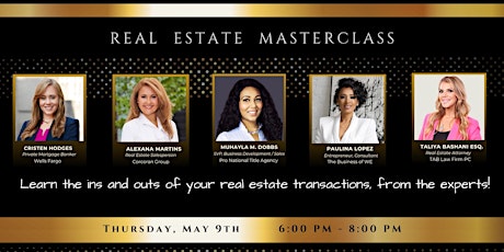 Real Estate Masterclass For Buyers and Sellers