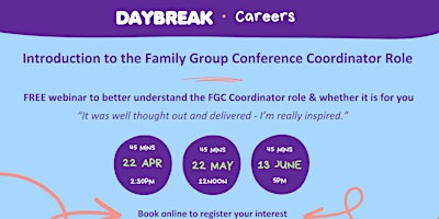 Image principale de Introduction to the Family Group Conference Coordinator Role