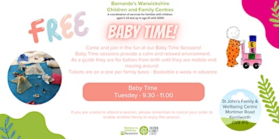 Imagen principal de Baby Time - St Johns Family & Wellbeing Centre