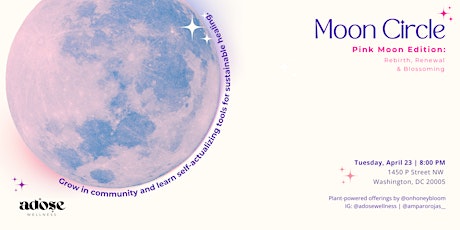 Moon Circle Series: Pink Moon Edition