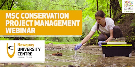 Masters in Conservation Project Management webinar