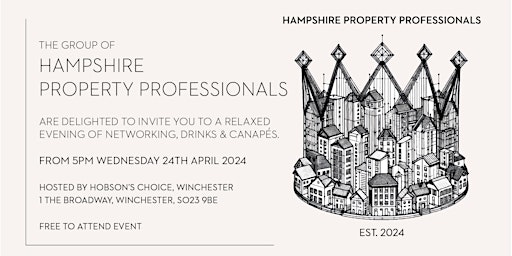 The Hampshire Property Professionals Social Evening primary image