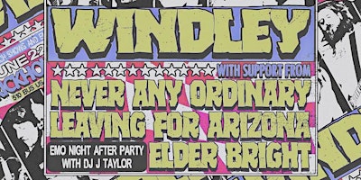 Primaire afbeelding van MBS Presents: Emo Night with Windley, DJ J Taylor, Elder Bright, and more!
