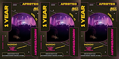 AFROTEO: 1 YEAR ANNIVERSARY primary image