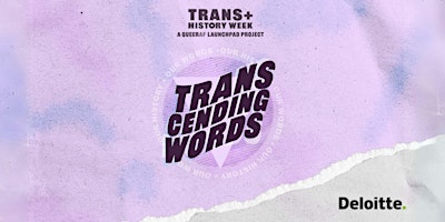 Immagine principale di Trans+ History Week 2024 | Transcending Words | Poetry Night 