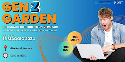 GenZ Garden - Il Forum degli studenti universitari primary image