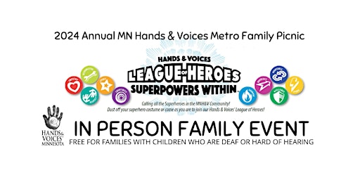 Imagem principal do evento 2024 MN Hands & Voices Annual Metro Picnic
